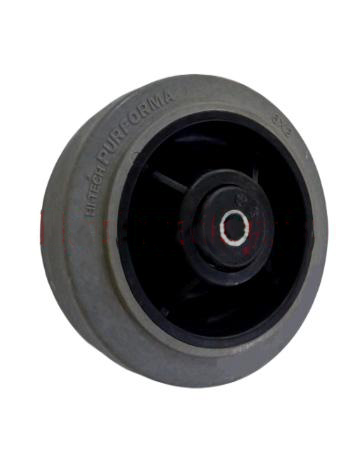 Bánh xe cao su dẫn điện ESD đơn không càng, chịu tải nặng