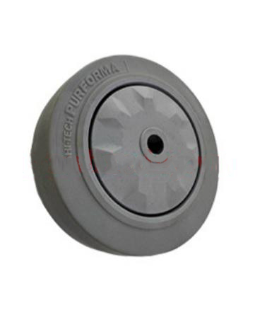 Bánh xe đơn không càng cao su TPE tải trung